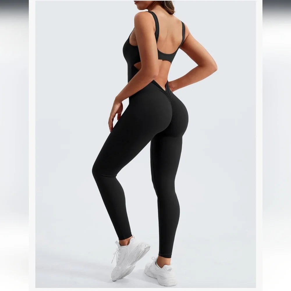 Women's Black Jumpsuit - Picture 4 of 16